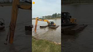 Amphibious equipment explore hitachi excavator automobile construction jcb bulldozer [upl. by Naida]