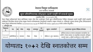 Nepal Electricity Authority Vacancy in Nepal Nepal Job Vacancy for 12 pass New Opportunity in gov [upl. by Rafaelle]