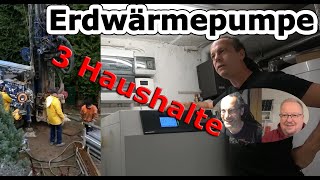 Bilanz Wärmepumpe 2023 Erdwärmepumpe im Mehrfamilienhaus  Hysterese minimiert Taktung [upl. by Anilad]