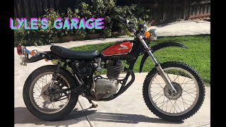 1975 XL350 resurrection [upl. by Catlin348]