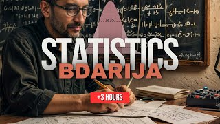 Statistics Full Course Bdarija for Beginners  2024  Statistics بالدارجة للمبتدئين [upl. by Aisile]