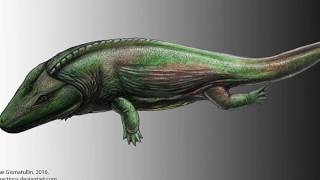 Mastodonsaurus And The Temnospondyls  The Strange Prehistoric Amphibians [upl. by Nwahsed]