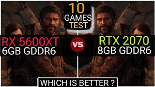 RX 5600 XT vs RTX 2070  Test In 10 Games  Which Is Better [upl. by Standush]