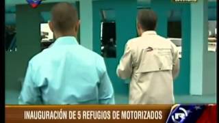 Inauguración de 5 refugios de motorizados en Caracas [upl. by Irolam]