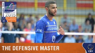 EuroVolley2015 Men  Highlight Earvin Ngapeth Incredible Defensive  France vs Serbia 14102015 [upl. by Elrod263]