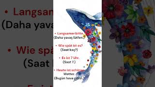 Almanca hava durumu saat deutsch english lernenmityoutube [upl. by Neale]