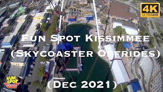 4K Fun Spot KissimmeeSkyCoaster Offrides [upl. by Udelle452]