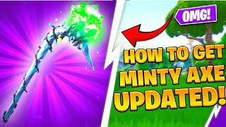 UPDATED HOW TO GET THE MERRY MINT PICKAXE IN FORTNITE CHAPTER 5 [upl. by Draner594]