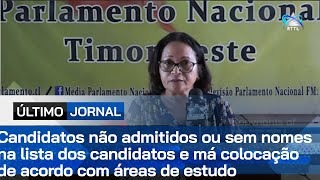 Candidatos não admitidos ou sem nomes na lista dos candidatos e má colocação [upl. by Coco488]