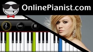 Kelly Clarkson  Stronger What Doesnt Kill You  Piano Tutorial [upl. by Greenwald]