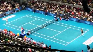 Maria Sharapova vs Ana Ivanovic Tennis Play in Manila [upl. by Dleifyar]