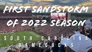 SC Gamecock Football vs Georgia State  First Sandstorm of 2022 Season New LED Lights amp Sound System [upl. by Aoh]