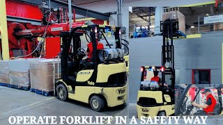 My job in Canada  Lift truck operator and material handler  video 02 [upl. by Unni]