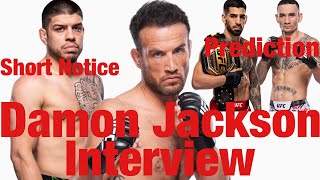 Damon Jackson Interview Chepe Mariscal Fight On Short Notice Being The Underdog 5 Fights In A Row [upl. by Annayehc]