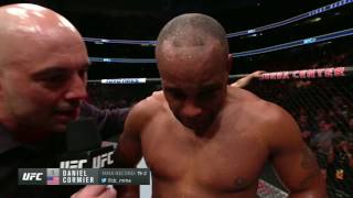 UFC 214 Daniel Cormier Octagon Interview [upl. by Seraphim]