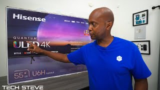 Hisense U6H 4K ULED Quantum Dot Television Unboxing [upl. by Ferris]