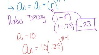 geometric series word problems [upl. by Torrance]