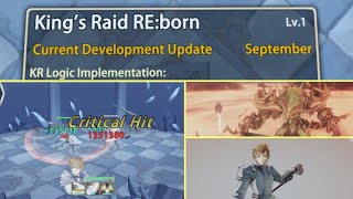 Kings Raid REborn Development Update September 2023 [upl. by Dosh]