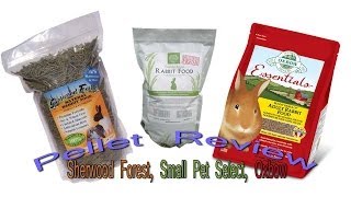 Pellet Review  Small Pet Select Oxbow Sherwood Forest [upl. by Ahsemaj]