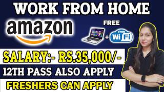 Amazon Work From Home Jobs  Amazon Recruitment 2024  Amazon Job  Freshers Job [upl. by Sontich931]