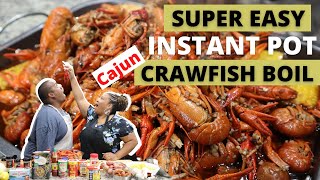 HOW TO MAKE CAJUN CRAWFISH BOIL IN AN INSTANT POT  SUPER EASY [upl. by Grubb]