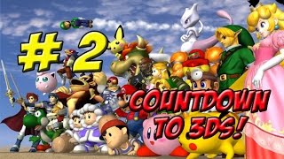 Countdown to Smash Bros 3DS Melee Part 2  YoVideogames [upl. by Nnazus]