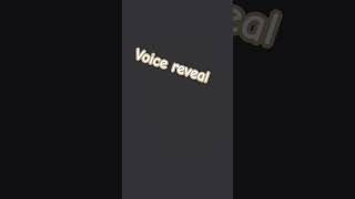 music voice reveal [upl. by Ahsiekim]