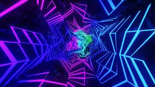 Abstract Background Video 4k Metallic Color Changing Tunnel VJ LOOP NEON Satisfying Calm Wallpaper [upl. by Dray]