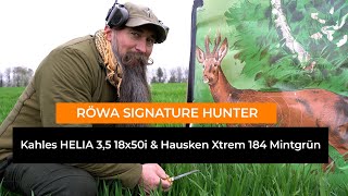 Rössler Signature Hunter Kahles HELIA 35 18x50i und Schalldämpfer Hausken JD 184 XTREM [upl. by Divaj]