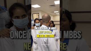 NEET UG Score Doesn’t Matter in MBBS😒 neet mbbs neetresult medico doctor shorts viralvideo [upl. by Aihtekal928]