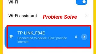 Fix connected to device cant provide internet xiaomi redmi  wifi connected but no internet access [upl. by Pickar]