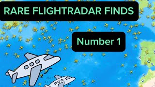 Rare Flightradar24 finds 1 [upl. by Lleryd]