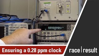 How race result ensures a 028 ppm clock in the Active System [upl. by Mcgannon]