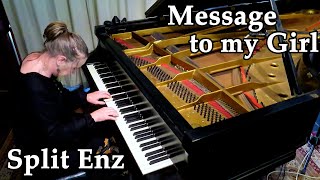 Message to my Girl by Split Enz  piano cover [upl. by Aikem]