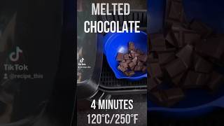 Air Fryer Melted Chocolate🍫 shorts [upl. by Fax660]