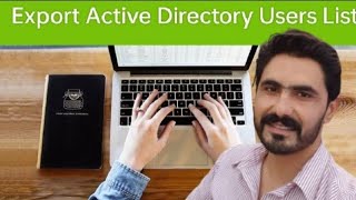 How to Export Active Directory users list [upl. by Revorg]