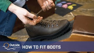 How to fit your hiking boots [upl. by Ettenej]