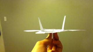 Paper Su47 Airplane [upl. by Elbring]