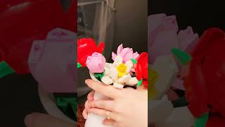 lego flower building • full video out sunday 10am BST💐 asmr asmrsounds lego flowers [upl. by Asirac428]