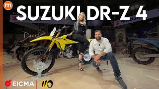 Suzuki DRZ4S e DRZ4SM  Enduro e motard a EICMA 2024 [upl. by Coleman]