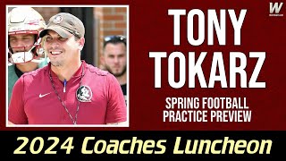 FSU QBs Coach Tony Tokarz Shares First Impressions on DJ Uiagalelei  Brock Glenn Luke Kromenhoek [upl. by Ynattyrb200]