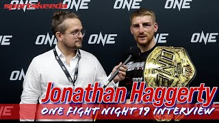 Jonathan Haggerty ONE Fight Night 19 post event interview [upl. by Hoffarth551]