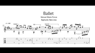 Manuel M Ponce  Balletto  TAB [upl. by Ayikahs]