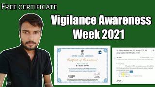 Vigilance Awareness week 2021 [upl. by Aysan]