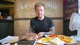 MEGA 72oz STEAK CHALLENGE CattlemansSteakhousePGN [upl. by Meyers]