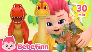 Best Trex and dinosaur songs  Animal Songs  more compilation  Bebefinn Nursery Rhymes for Kids [upl. by Dotson]