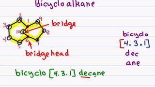 Naming Cycloalkanes and Bicyclo Alkanes [upl. by Annelise461]