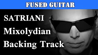 Joe Satriani Mixolydian Backing Track In A [upl. by Erodeht]