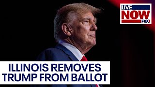 Trump Illinois ballot Third state to remove former president from primary ballot  LiveNOW from FOX [upl. by Jennine563]