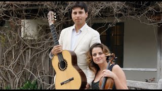 Meet Amalia Diaz amp Camilo Ortiz violinistguitarist duo [upl. by Eillak]